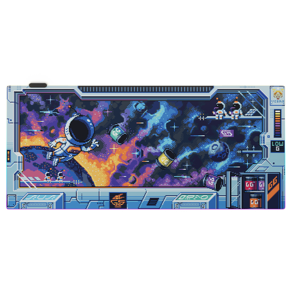 PIXEL CUPS : Astro Lounge RGB Mousepad - Image 2