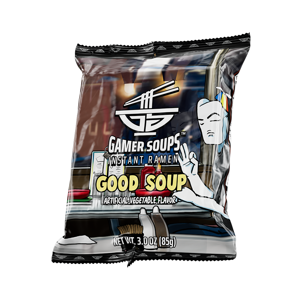 Gamer Soups Instant Noodles- Good Soup Bricks (5 Pack) - Image 3