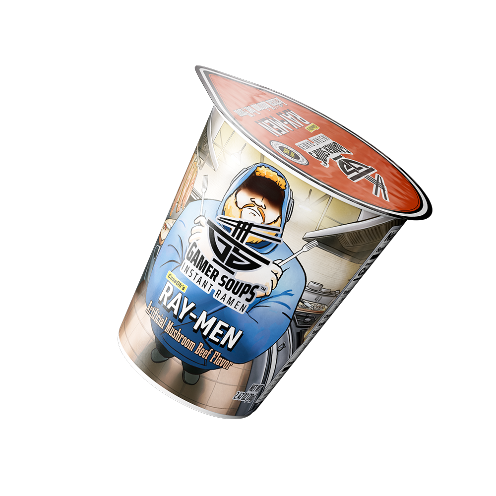 Gamer Soups Instant Noodles - CaseOh's Ray-Men (Single Cup) - Image 3