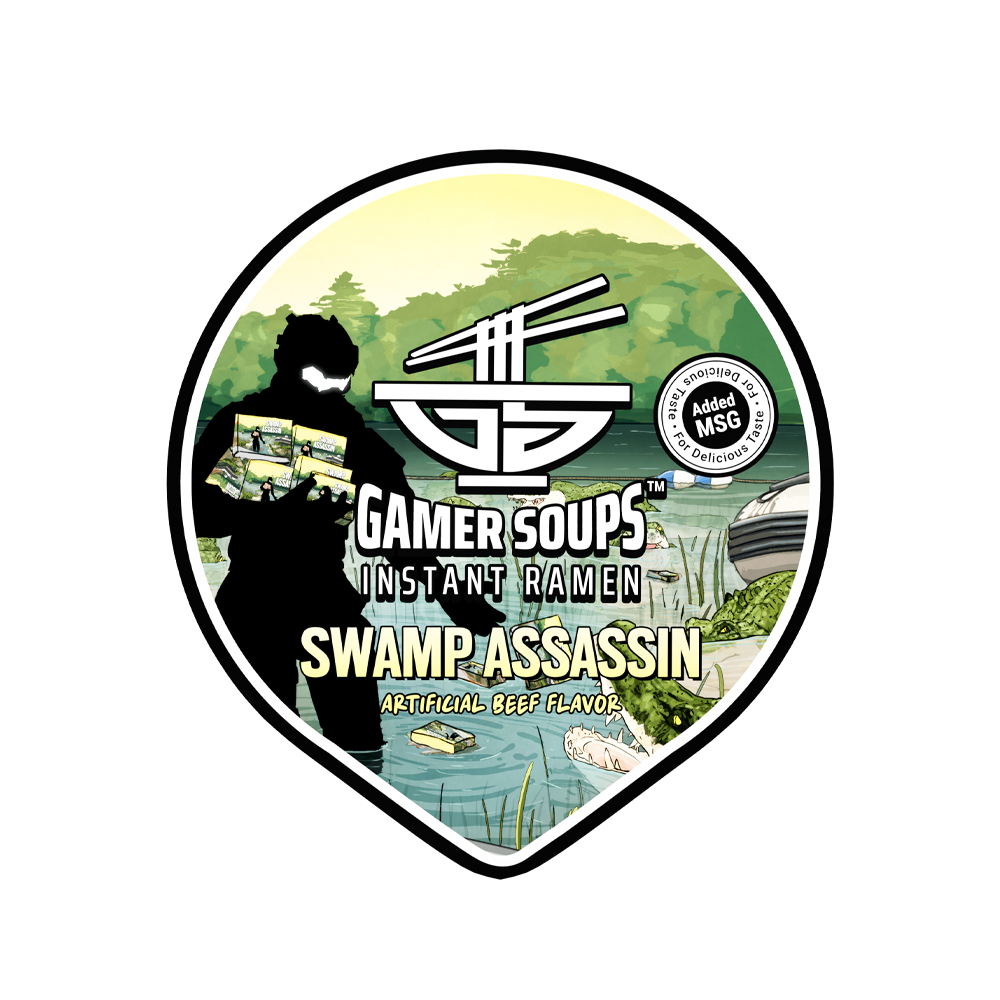 Gamer Soups Instant Noodles - Swamp Assassin (Single Cup) - Image 4